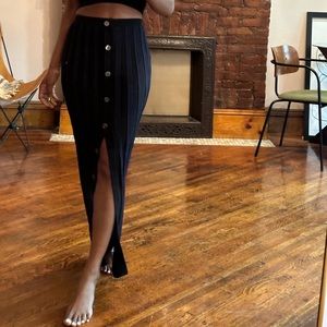 Aritzia knit maxi skirt